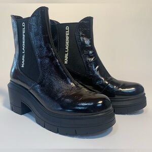 Karl Lagerfeld Black Women's Boots size 7.5